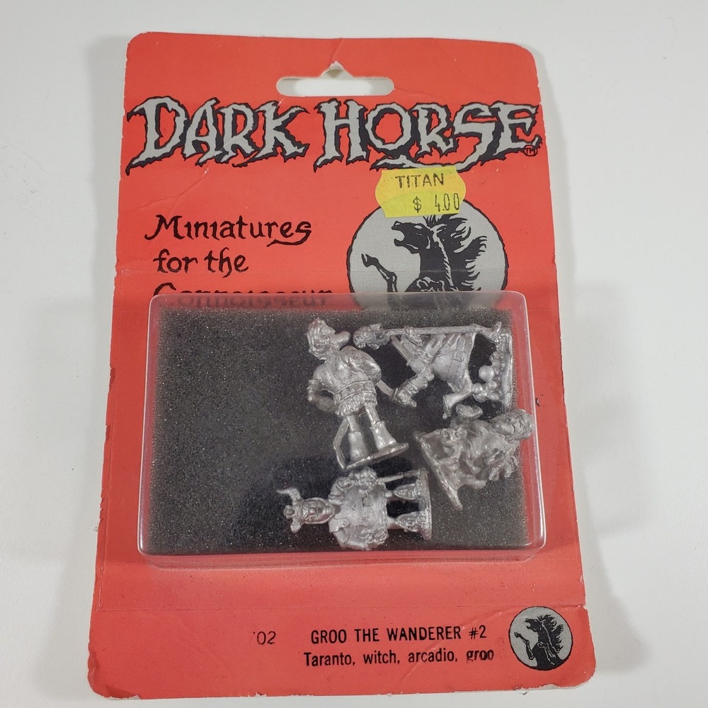 Dark Horse Miniatures 702 Groo the Wanderer Set 2 25mm Metal Figures Vintage New